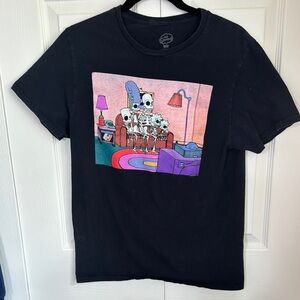 The Simpsons Black T-Shirt